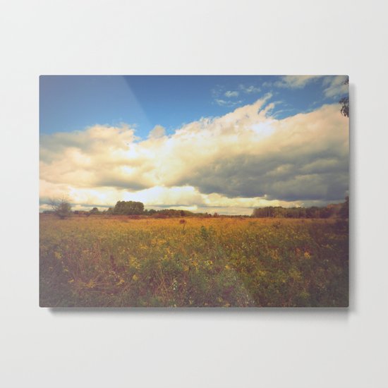 Fields of Gold Metal Print