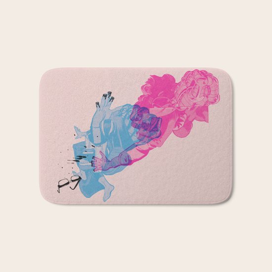Nerd /// Fight Bath Mat
