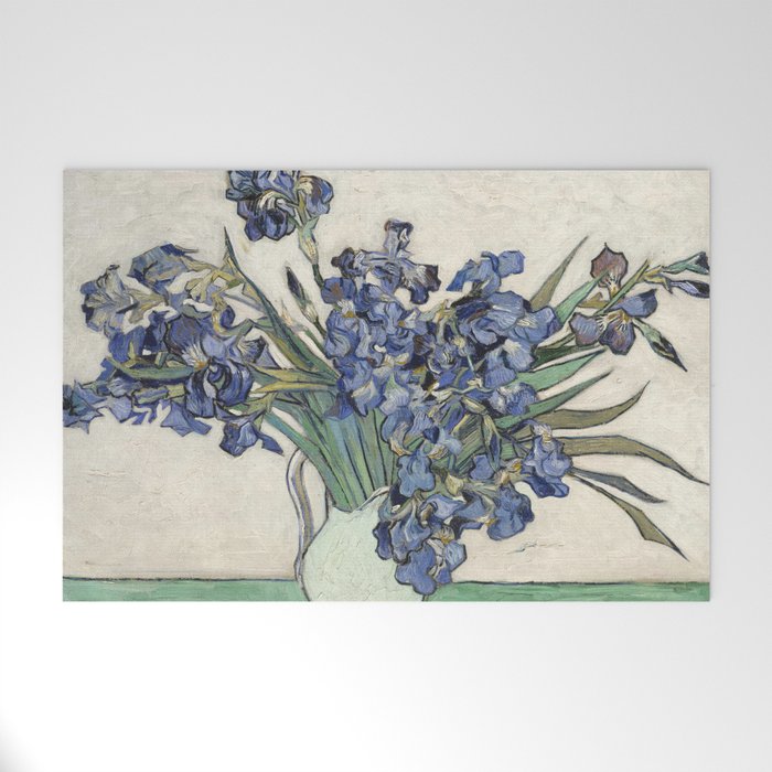 Vincent Van Gogh - Irises 2 Welcome Mat