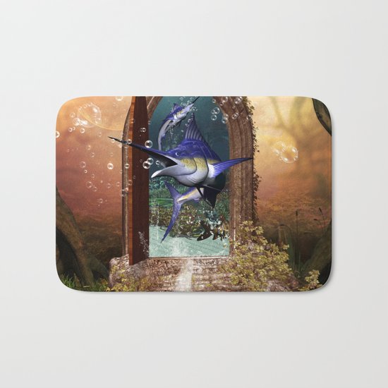 Awesome marlin Bath Mat