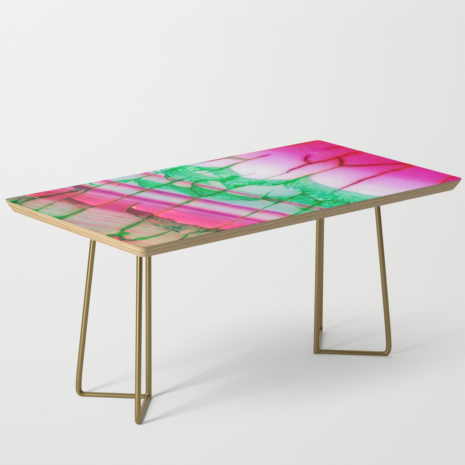 Psychedelic Tie Dye Quartz Coffee Table By Thequarry Society6