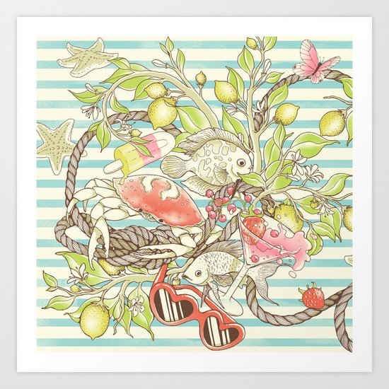 Sea, Sun and Fun - Pt. 1 Art Print