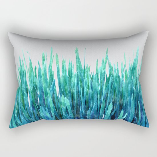 Glowing Grass #society6 #decor #lifestyle Rectangular Pillow