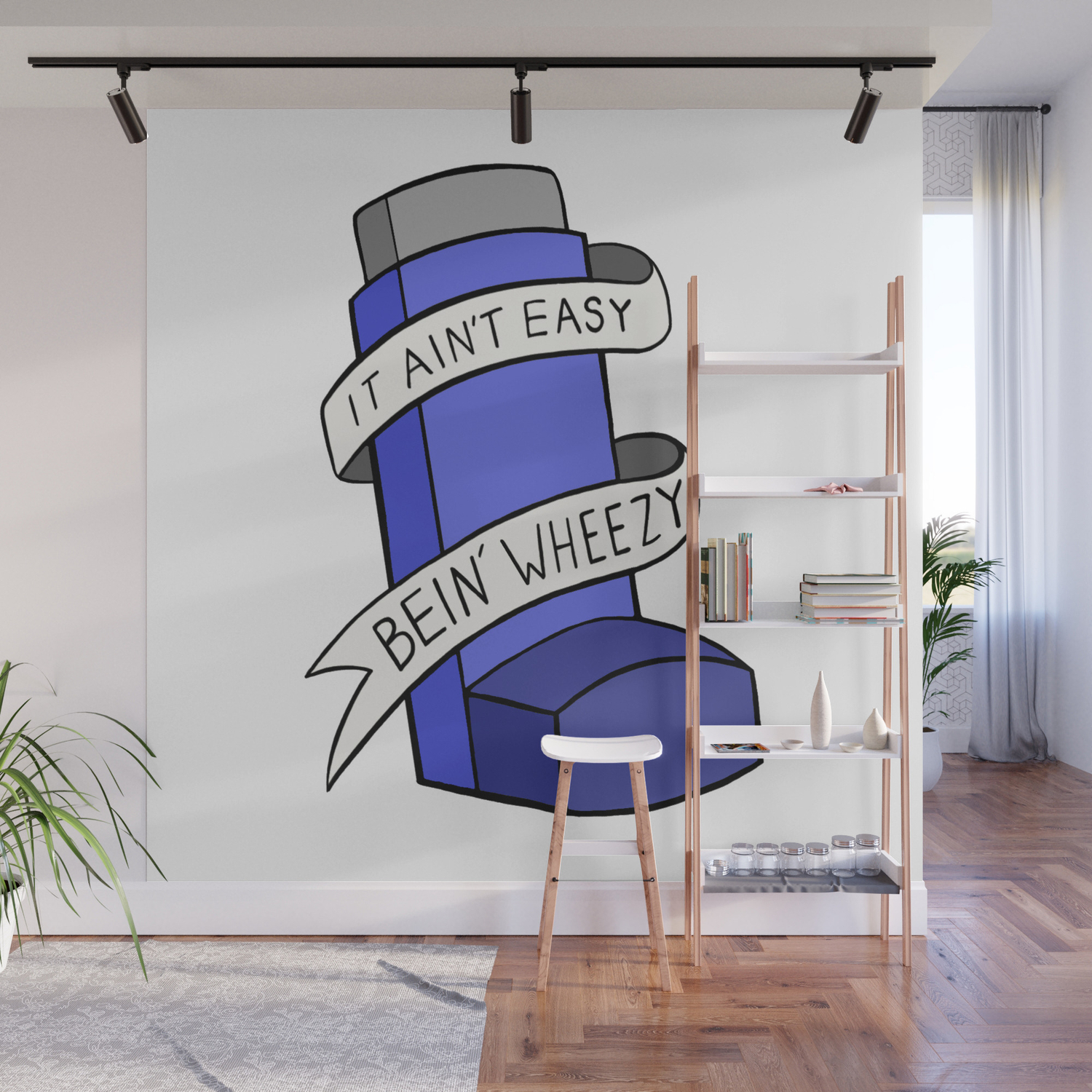 It Ain T Easy Bein Wheezy Wall Mural By Baconpancakes21 Society6