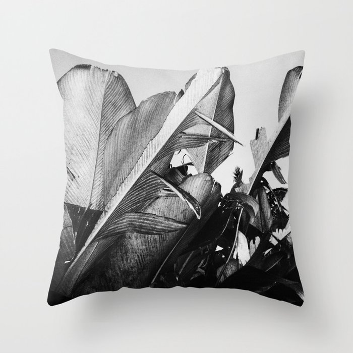 Palm Poetry Throw Pillow