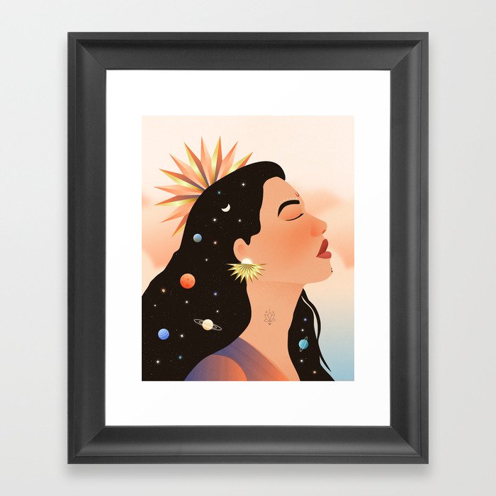 You are stronger than you think Framed Art Print