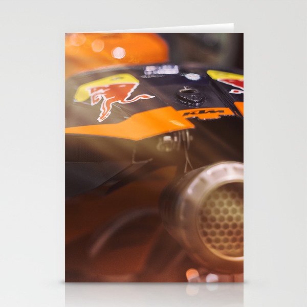 KTM Racing motorbike Stationery Cards