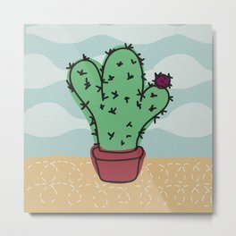 cactus  Metal Print | Children, Nature, Illustration 