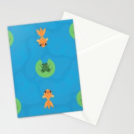 Frog pond Stationery Card