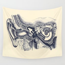 Inner ear anatomy Wall Tapestry