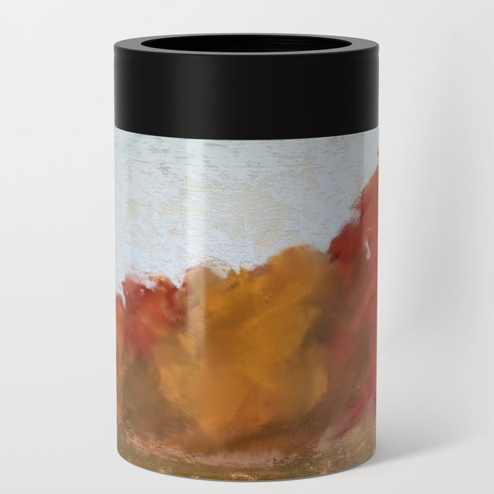 Fall Tree Line Can Cooler