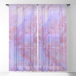 Abstract 121 Sheer Curtain