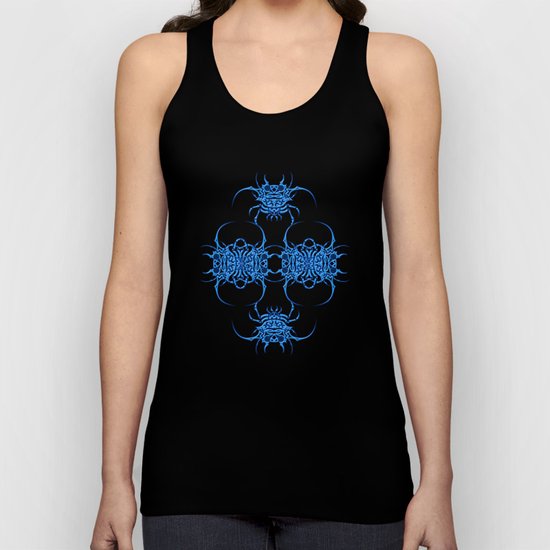 Tribal Crab Pattern Unisex Tank Top
