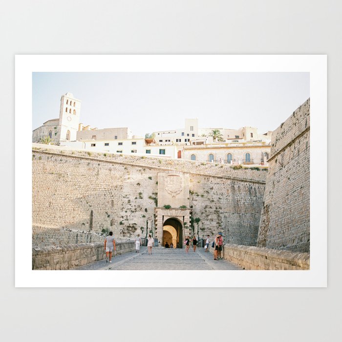 Travel photography “Entrance Eivissa Ibiza” | Printable photo art Spain Art Print