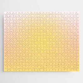 Sunset Orange Yellow And Pink Gradient Color Ombre Background Jigsaw Puzzle