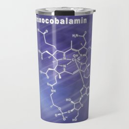 Hydroxocobalamin vitamin B12, Structural chemical formula Travel Mug