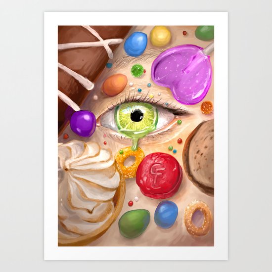 eye candy Art Print