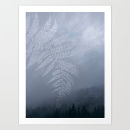 Surreal Forest - Abstract Fern Photograph  Art Print