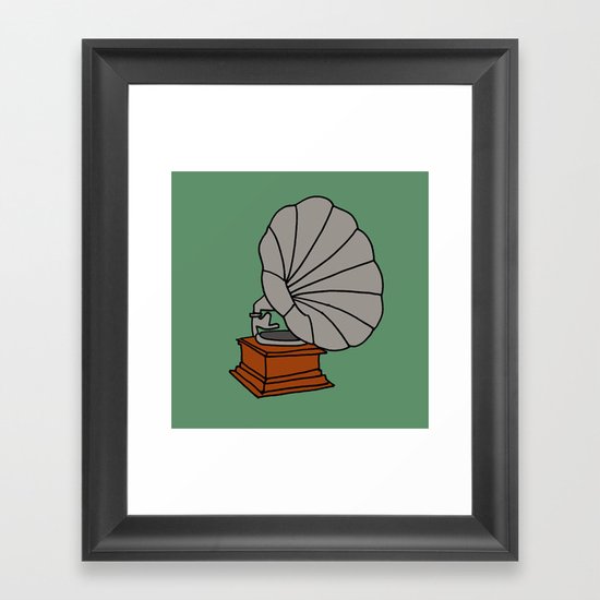 Grammophone Framed Art Print