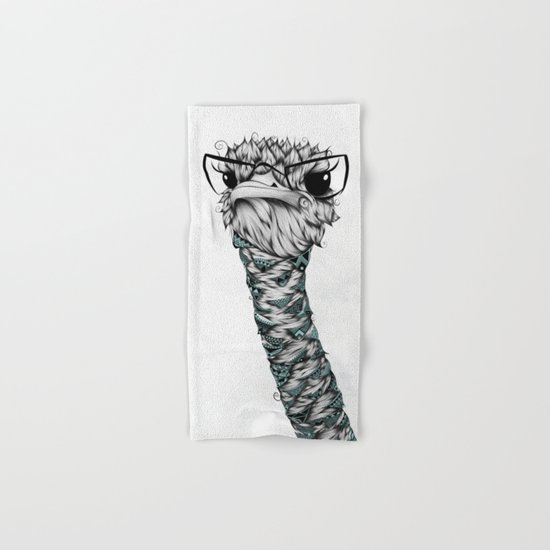 Poetic Ostrich Hand & Bath Towel
