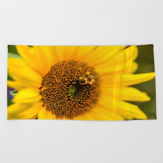 sunflower Beach Towel