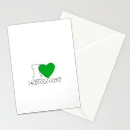 I Love Ecology Stationery Card