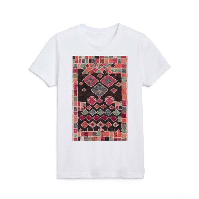 Traditional Vintage Bohemian Design Kids T Shirt