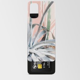 Travel photography print - Cactus - Pink wall  Android Card Case