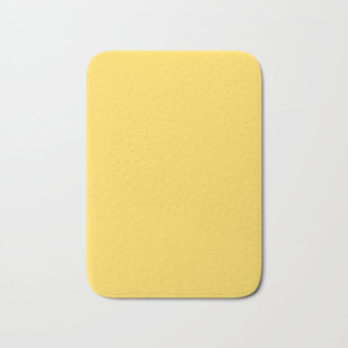 Mustard - solid color Bath Mat