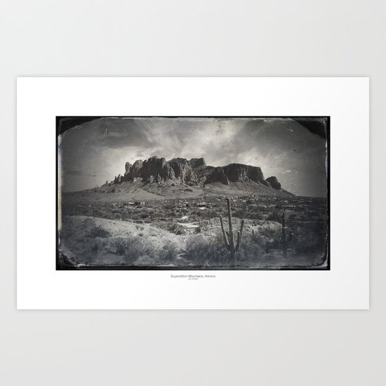 Superstition Mountain - Arizona Desert Art Print