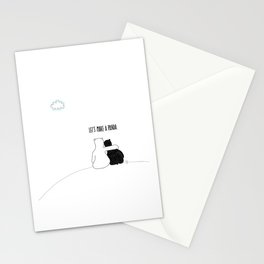 Let's Make a Panda Stationery Cards