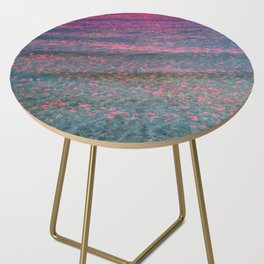space sunset floral illusion perceived fabric look Side Table