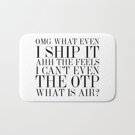 Fangirling is so Vogue Bath Mat