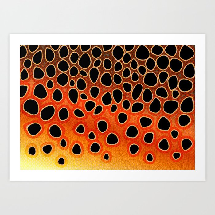 Brown Trout Skin Art Print by MikaelJenei | Society6