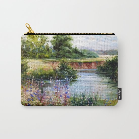 Summer day by the river Carry-All Pouch
