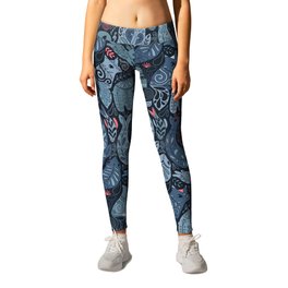 Arctic animals. Polar bear, narwhal, seal, fox, puffin, whale Leggings | Polarbear, Ethnic, Floral, Oriental, Fish, Bear, Narwhal, Nature, Pattern, Curated 