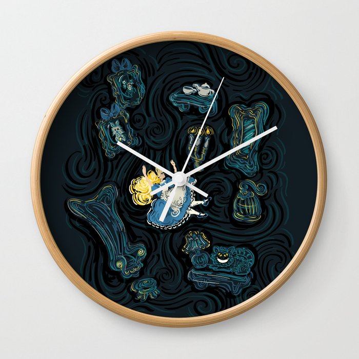 Alice's Fall Wall Clock