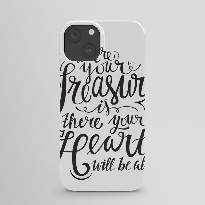 Harry Potter Lettering - Where your treasure is, there your heart