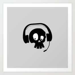 Skeleton (aka Bones) Gammer Art Print