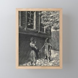 Charles Raymond Macauley Dr. Jekyll and Mr. Hyde Framed Mini Art Print