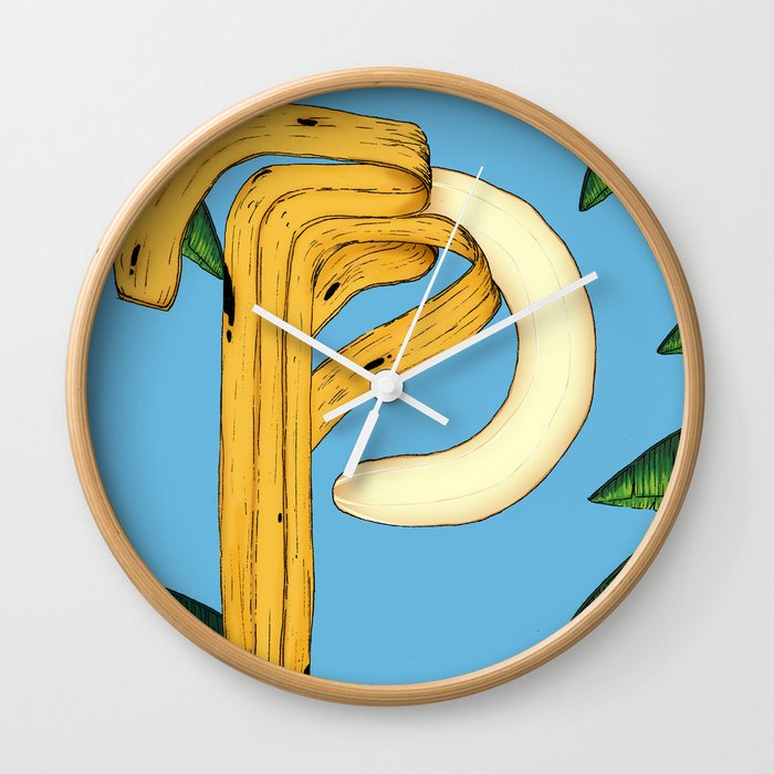 P | "LETTERS" Wall Clock