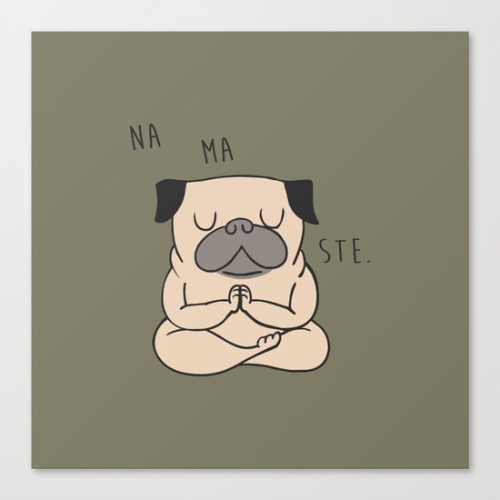 NAMASTE Canvas Print
