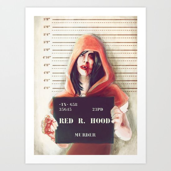 Red Riding Hood Art Print