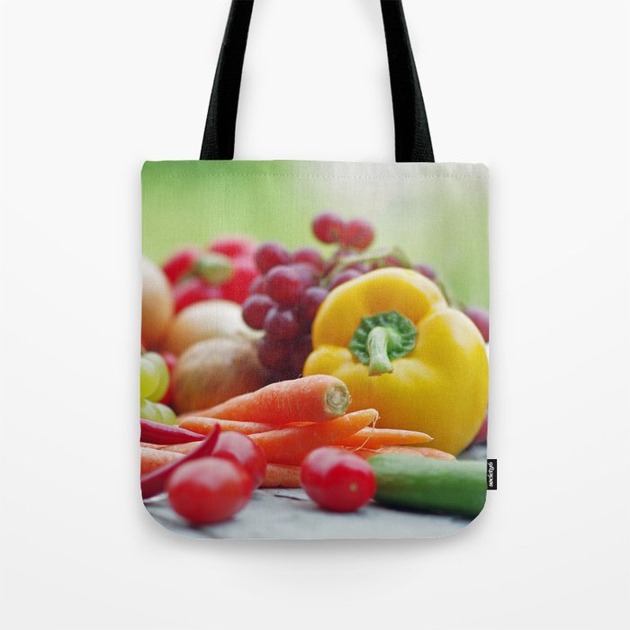 #Fruits and #Vegetables #Variety in the #kitchen Tote Bag by Tanja ...