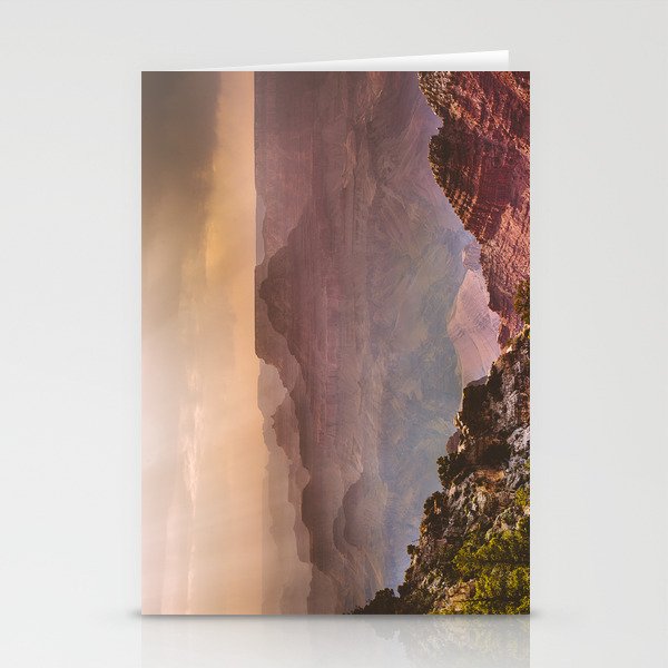 Grand Canyon Rainfall - South Rim Stationery Cards