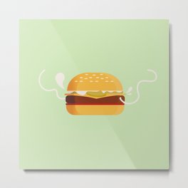 Burger art  Metal Print