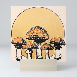Mushrooms Mini Art Print