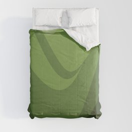 Green leaf valley Comforter