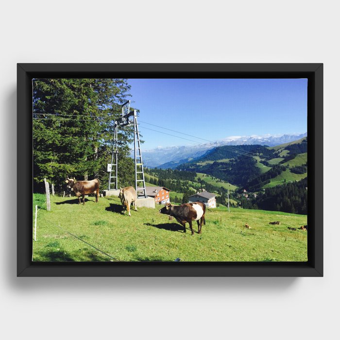 Pilatus Luzern, Swiss Framed Canvas