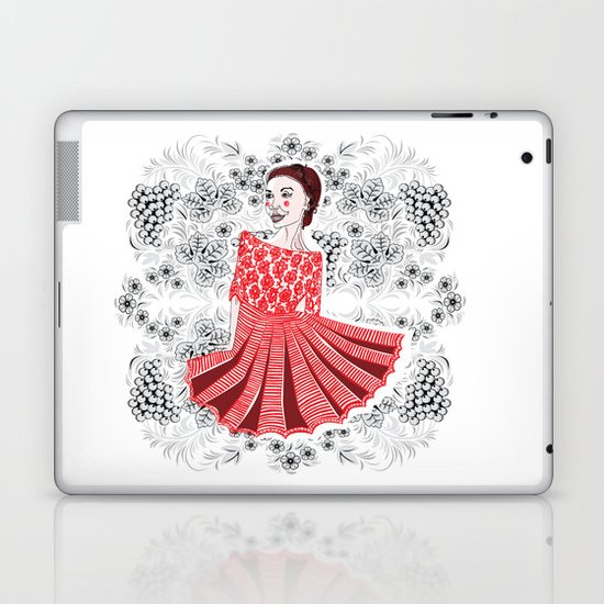 Red Dress Laptop & iPad Skin